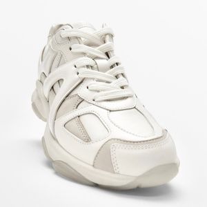 Massimo Dutti Multi-Piece Leather Trainers